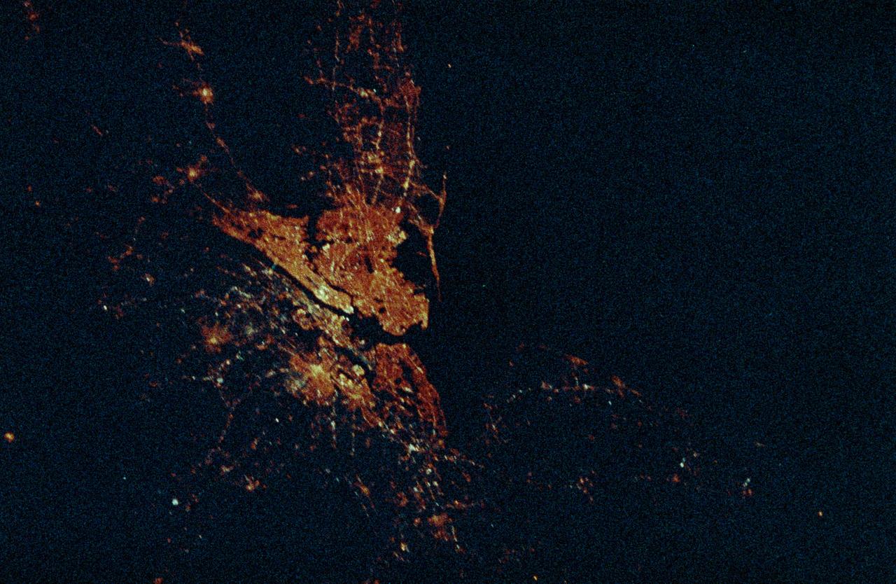 Night Earth Observation of New York City