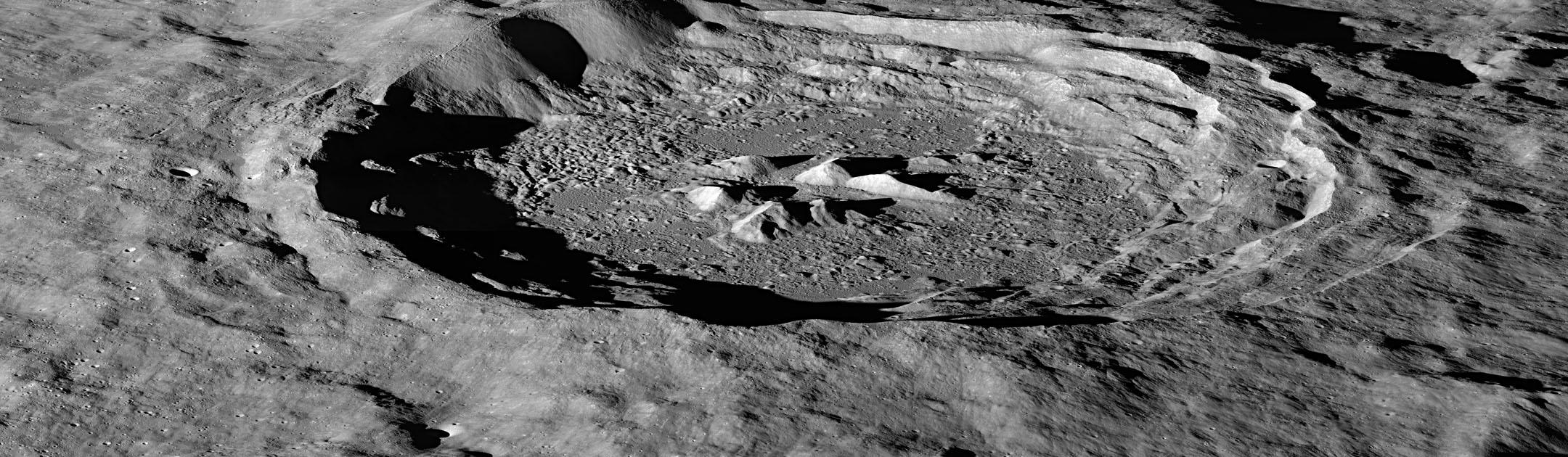 The Moons Hayn Crater