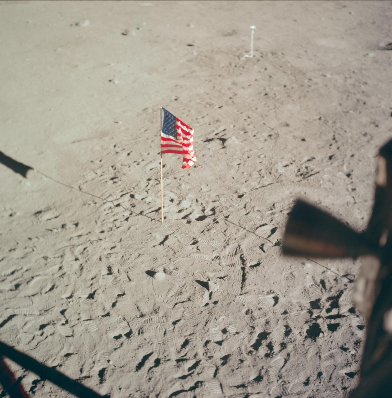 Flag on the Lunar Surface