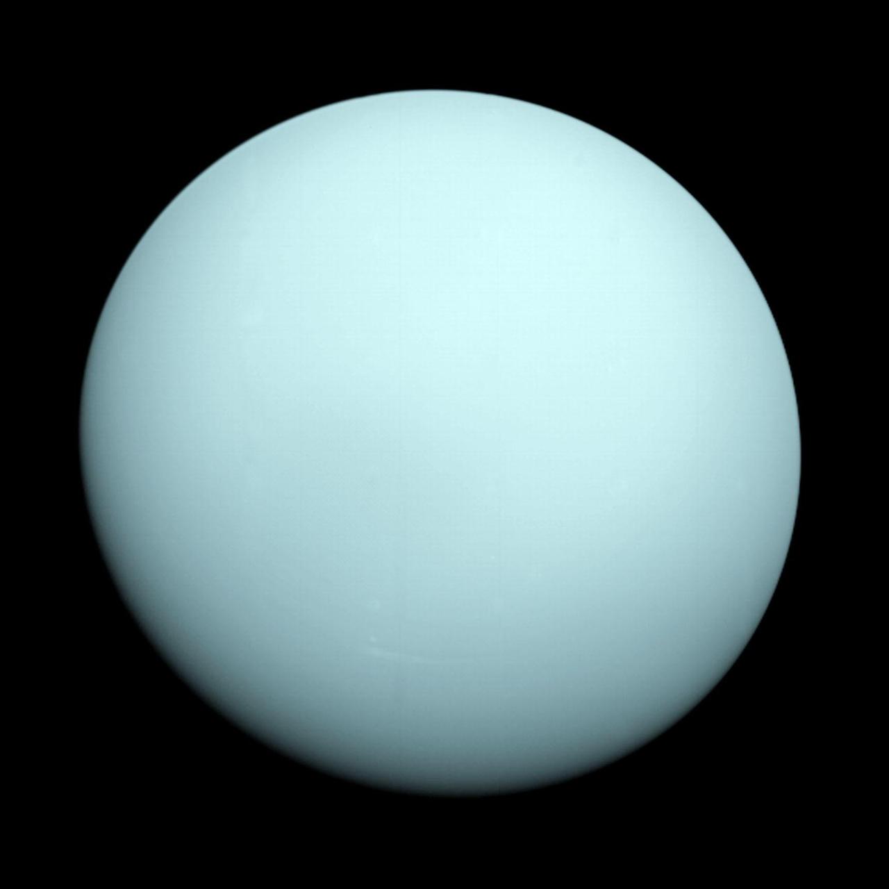 Uranus as Seen by NASA Voyager 2