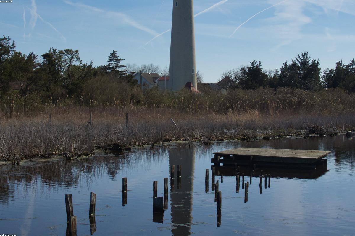 Lighthouse in distance