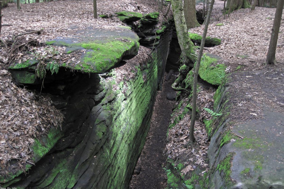 Ledges rock edge at last light