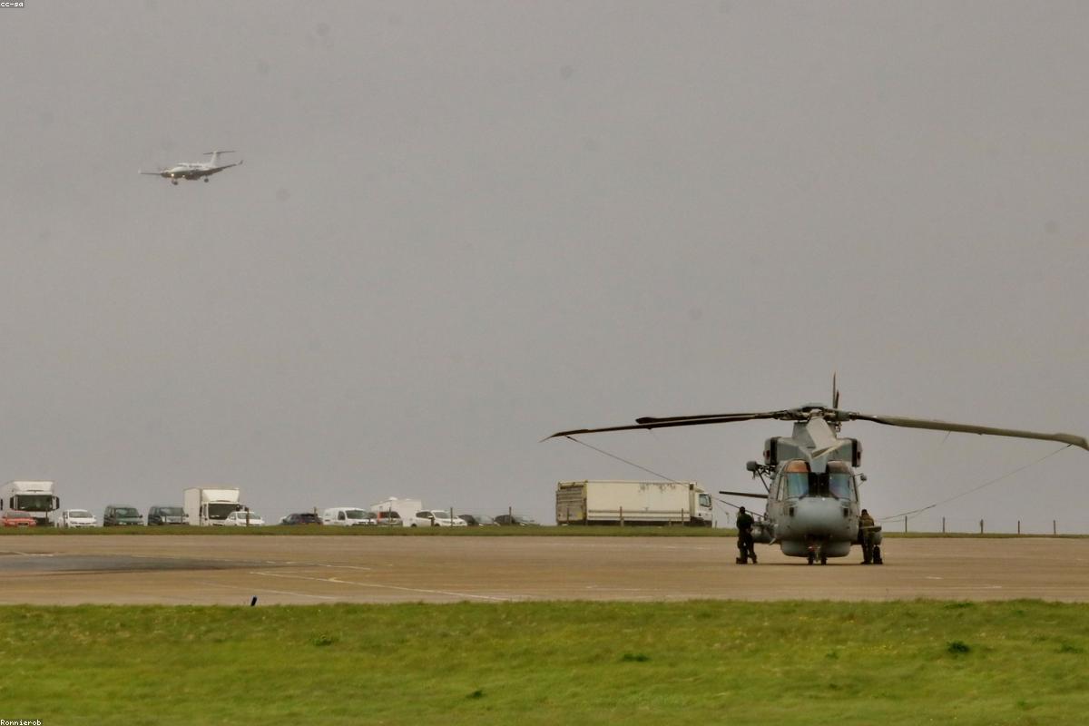 Merlin ripping across impoundment